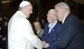 Chris Beirne Meeting Pope Francis