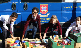 Oliver House School donates all Harvest Festival food to Wandsworth Foodbank