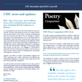 CISC Newsletter – April 2019