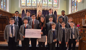 St-Eds-College-Noahs-Ark-Cheque-presentation