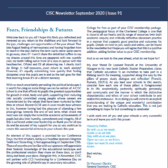 CISC Newsletter – September 2019