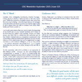 CISC Newsletter – September 2021