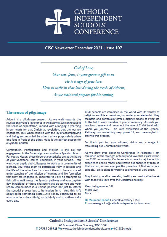 CISC Newsletter - December 2021