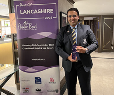 Charity award Stonyhurst 2