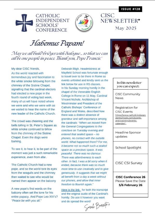 CISC Newsletter May 25