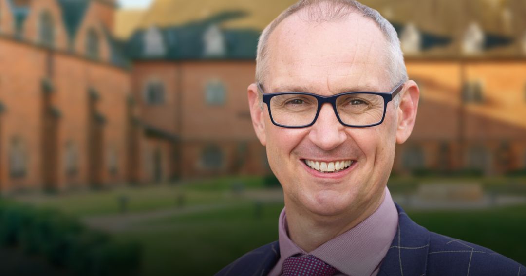 Photo of headteacher of Ratcliffe College Jon Reddin